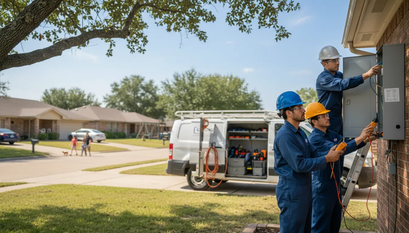 Certified electrician providing emergency electrical services in Rhame, ND